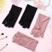 FOMIYES 2 Pairs UV Gloves gel nail gloves nail art gloves anti gloves nail art supplies UV shield glove gloves for gel nails nail art accessory UV rays gloves Miss cotton Fingerless - Buy Online on GoSupps.com