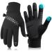 Tmani gloves men women thermal shoes windproof water-repellent hand recurrence winter gloves touchscreen warm bicycle hand shoes running gloves slippery sports gloves black-no.3 s