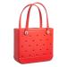 BOGG BAG BABY Small Waterproof Washable Tote for Beach Boat Pool Work School Sports 15x13x5.25 - Lightweight Cute Tote Bag Coral