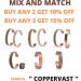 Copper Bracelets for Arthritis - 100% Copper with 6 Magnets for Men and Women - Natural Relief for Joint Pain - Set of 2 (Plain and Braided Inlay) - Buy Online on GoSupps.com