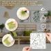 10 Pcs Rustic Style Wall Texture Stencils - Reusable DIY Stencils for Painting Crackle Marble Backgrounds on Wood, Canvas, Paper, and Floor Tiles - 6 x 6 Inch - Buy Online on GoSupps.com