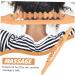 Healeved Household Scratch Body Roller - Fascia Massage Tool for Muscle Shaping & Trigger Point Relief (43x5cm) - Buy Online on GoSupps.com