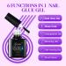Gelike EC Nail Tips & Glue Kit | 240pcs Gel Extensions Mini Lamp French Nail Stamp - Perfect for Almond & Square Nails - Buy Online on GoSupps.com