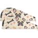 Dog Bones Footprint Hair Towel 2 Pack - Super Absorbent Quick Dry Hair Turbans for Women & Girls - Buy Online on GoSupps.com
