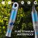 WeKnife Titanium Emergency Whistle with Paracord - Loud Blast for Safety in Kayaking, Boating, Camping & Hunting - Coyote Blue - Buy Online on GoSupps.com