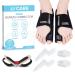 JJ CARE Adjustable Bunion Corrector for Men - Bunion Corrector For Women Big Toe - Big Toe Splint & Toe Hallux Valgus Corrector - Bunion Splint Toe Separator - Bunion Crank Cushion & Strap Stretcher