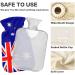 Australian Flag Velvet Heat Bottle 2L - Ideal for Menstrual Cramps Relief & Warm/Cool Compresses | PVC Hand & Feet Warmer - Buy Online on GoSupps.com