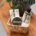 Accentra Olive Spa Gift Set - 5-Part Bathing & Shower Essentials in Seagrass Basket | Perfect Wellness Gift for Women - Buy Online on GoSupps.com