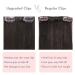 Maxfull Black Seamless Clip In Human Hair Extensions - 16 Skin Weft Remy Hair, 7pcs, 115g - #1B Black - Buy Online on GoSupps.com