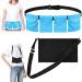 Mastectomy Drain Drainage 4 Drain Pouches with Shower Bag, Adjustable Drain Holder Drainage Pockets for Breast Reconstruction, Abdominal, Tummy Tuck, Post JP Drains Management