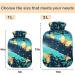 Buy Naanle Bright Night Butterflies Hot Water Bottle 2L - Pain Relief & Therapy with Cover and Handle - International Shipping Available - Buy Online on GoSupps.com