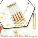 5PCS Rose Gold Nail Art Liner Brushes Set with Diamond Handle - Fine Detail Painting Pens Kit for DIY Professional Design - Buy Online on GoSupps.com