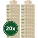 Hempur Bamboo Cosmetic Towels - Super Soft Sustainable Unbleached Chemical-Free - 20x70cm - 20 Pack - Buy Online on GoSupps.com