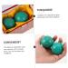 Beavorty 6 STK Turquoise Health Handball Set - Wooden Massage Balls for Finger Exercise & Fitness Decor - Buy Online on GoSupps.com