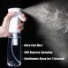 2 Pack Clear Hair Spray Bottles - Fine Mist Continuous Spray for Hairstyling, Cleaning, Plants, and Skin Care - 5.4oz and 10oz - Buy Online on GoSupps.com