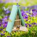 Butterfly House and Feeder Green Insect Home Attracting Butterflies to Rest Wooden Bee Bat Habitat Natural Garden Hotel Decoration for Indoor Outdoor Winter Summer Yard - Buy Online on GoSupps.com
