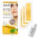 Nad's Wax Strips Facial Hair Removal - Waxing for Women - 30 Vegan Cold Wax Strips - Natural Facial, Hair Removal