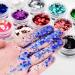 12 Colors Lvzongxin Glitter Face & Body Powder - 60ml Festival Makeup Nail & Hair Glitter for Masquerade & DIY Crafts - Buy Online on GoSupps.com