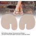 Leather Flip Flops with Forefoot Pad - Self-Adhesive Metatarsal Comfort Sandals in Apricot | Prevent Skin Abrasion - Buy Online on GoSupps.com
