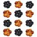 TOPYHL 12PCS Flower Shaped Small Hair Clips Claw Jaw Hair Clips Clamps Non-Slip Hair for Women Girls Hair Hair Accessories