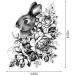 Easter Rabbit Clear Stamps for Card Making and Scrapbooking - Animals & Flowers Transparent Rubber Stamps for Easter Day Crafting - Buy Online on GoSupps.com