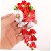 FRCOLOR Japanese Decorative Headwear Flower Hair Clips Hair Clips for Girls Hanfu Hair Pin Wedding Hair Clips Japanese Hair Clips Chinese Hair Clips Metal Kimono Bride The Flowers Red - Buy Online on GoSupps.com