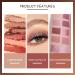 Mimore 16 Colors Eyeshadow Palette - Natural Matte & Shimmer Waterproof Vegan Makeup for Professional Looks - Buy Online on GoSupps.com