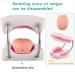LVCHEN Mouth Model for Speech Therapy - Dental Hygiene Teeth Model with Movable Tongue and Denture Toothbrush - Buy Online on GoSupps.com