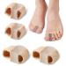 Toe Separator for Bunions Corrector Hammer Toes Big Toe Stretcher and Straightener Comfortable Soft Fiber 2 Pairs