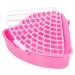 VILLFUL Box Rabbit Toilet Bunny Accessories Small Animal Critter Bath Pet Tub Plastic Cat Litter Tray 33X29.5X14CM Pink