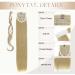 S-noilite 26 Ash Blonde Straight Wrap Around Ponytail Clip Extension - Long Popular Style - Buy Online on GoSupps.com