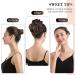 Bleach Blonde Synthetic Hair Bun Extension for Women - Updo Ponytail Scrunchies 40g - Buy Online on GoSupps.com