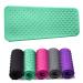 ZAXOP Silicone Heat Resistant Mat Flat Iron Holder Used as Heat Resistant Pad and Storage Pouch for Hot Hair Tools.(Star Point Mintgreen) Mintgreen-star Point