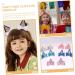 ibasenice 6 Pairs hair clips girls hair barrette animal ear hair barrette hair bow clips for party hair decoration girls hairpins hair bows clips cat ears hairpin fabric Miss Glitter - Buy Online on GoSupps.com