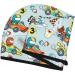 Hair Towel Wrap - Quick Drying Turban with Button | Cartoon Car Racing Design for Fast Hair Drying - Buy Online on GoSupps.com
