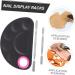 Beaupretty 1 Set Palette Manicure Paint Trays Nail Paint Display Boards Manicure Display Boards Salon Manicure Paint Boards Nail Paint Mixing Boards Stainless Steel Nail Polish Make up 15X10X0.5CM Silver - Buy Online on GoSupps.com