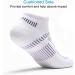BERING Men's Performance Athletic Cushioned Ankle Socks (6 Pack) - White, Size 8-12 - Buy Online on GoSupps.com