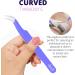SIVOTE Lash Tweezers 3 Pack - Perfect for Volume Isolation & Classic Lashes | Purple - Buy Online on GoSupps.com