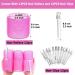 Lock Winder Large Curls - 24 Heatless Self-Adhering Jumbo Hair Rollers (64mm) with Duck Beak Clips for All Hair Types - Buy Online on GoSupps.com