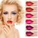 6 Colors Wine Lip Tint Set | Long Lasting Waterproof Lip Stain | Matte Liquid Lipstick Set for Girls and Women - Buy Online on GoSupps.com