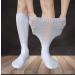 DULLEMIX Diabetic Socks - Extra Wide 22'' Non-Binding Calf Sock for Sensitive Swollen Feet - White, CALF1 - Buy Online on GoSupps.com