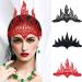 amangul Punk Lace Flame Shape Hair Hoop Women Makeup Headband for Halloween Festival Party Teens Performances Hair Accessories(2) - Buy Online on GoSupps.com