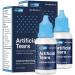 2 PK Artificial Tears Eye Drops for Dry Eyes - Extra Strong Moisturizing Lubricating Eye Drops - Potent Concentration for Fast Acting Dry Eye Relief - 30mL by EzriCare