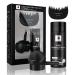 Hair Fibers for Thinning Hair Fiber Applicator 3-in-1 Set - Natural Concealing Hair Building Fibers - Long-Lasting Spray with Accessory for Crisp Hairlines, Thicker Beard & Styling (Dark Brown)