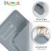 CHAMOS Montessori Toddler Placemat Set - Silicone Kids Dining Mats for Table Learning - Blue/Grey (Set of 2) - Buy Online on GoSupps.com