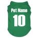 Petitebelle Customisable National Themed Dog Shirt (Ireland Size XS) Green X-Small