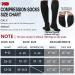 Buy MD Compression Socks (15-20mmHg) for Men & Women - Knee High Cushioned Support for Running Travel Medical Use Edema & Varicose Veins - 6 Pairs (3 Black 3 White - Buy Online on GoSupps.com