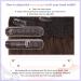 Vivien Wire Extensions - Real Remy Hair Balayage Light Brown & Platinum Blonde - 40cm 80g #8/60 - Buy Online on GoSupps.com