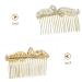 Didiseaon Alloy Rhinestone Hair Comb Pearl Headpiece Flower Girl Hair Accessory Comb Headband Bun Holder Clip Pearl Headbands Girls Headband Wedding Bride Decorate Rhinestones - Buy Online on GoSupps.com