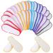 32 Pairs Disposable Slippers Non-Slip Closed Top Slippers Unisex Spa Slippers for Hotel Travel Home Guest Massage Supplies  2 Sizes  Red green white